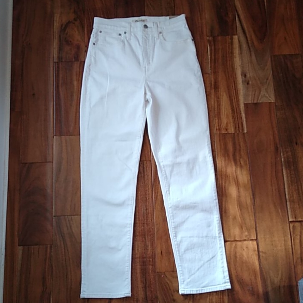 Madewell white jeans